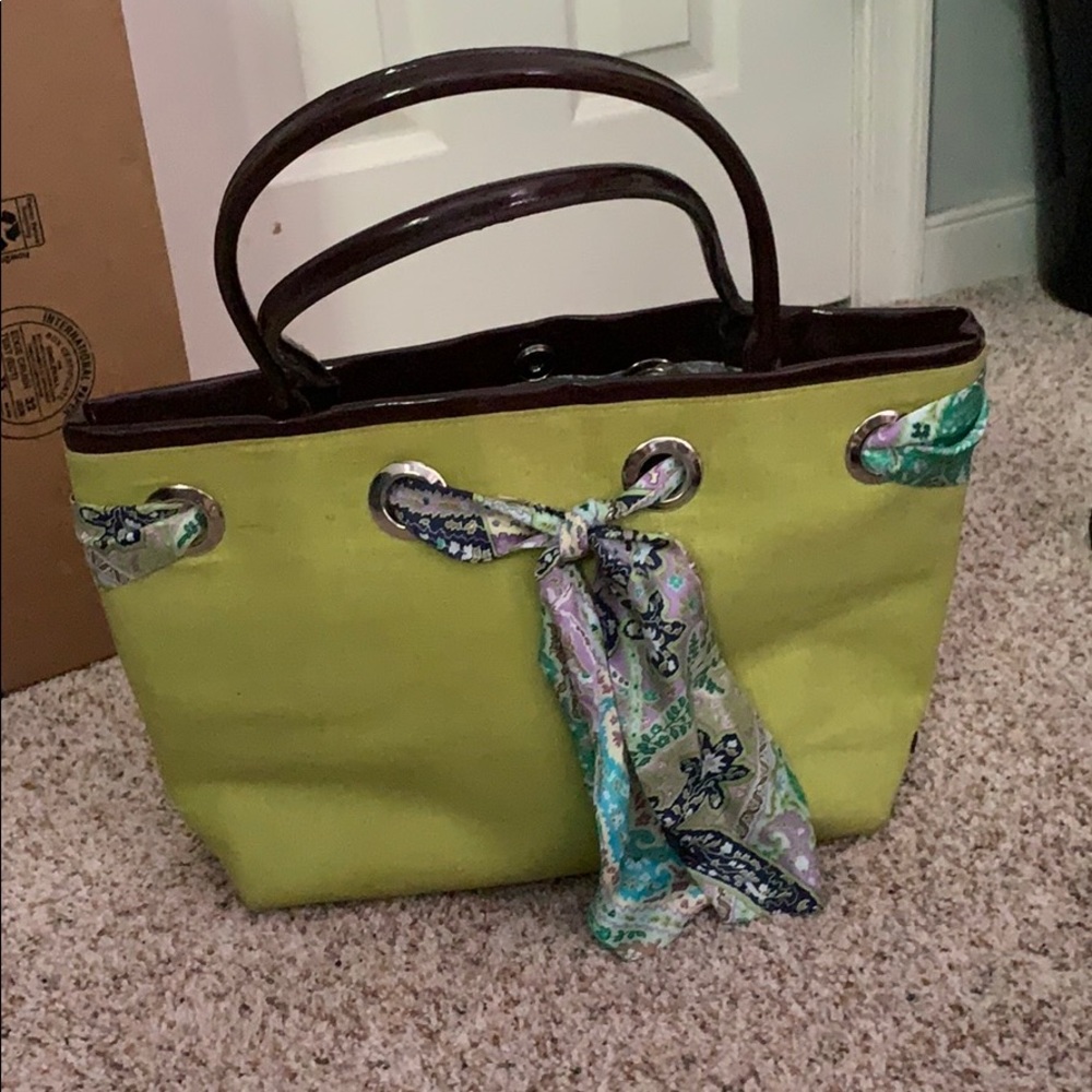 Echo - Lime Green Medium Sized Handbag - image 1